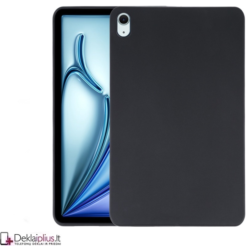 Plonas silikoninis dėklas - juodas (Apple Ipad Air 13 (2024-2025-2026) Plonas silikoninis dėklas - juodas (Apple Ipad Air 13 (2024-2025-2026)